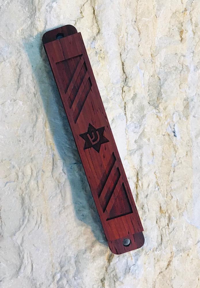 Star and Stripe Mezuzah